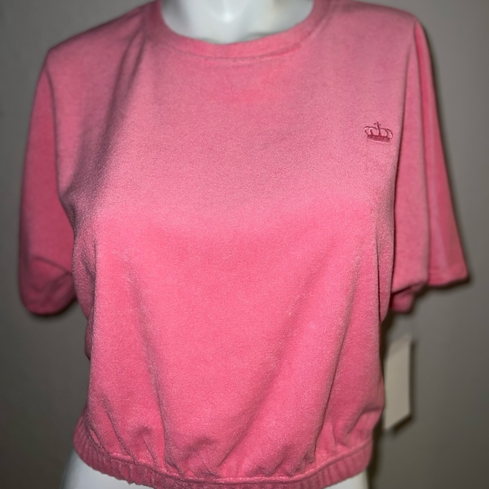 Perfectly bubblegum pink juicy crop top 🎀